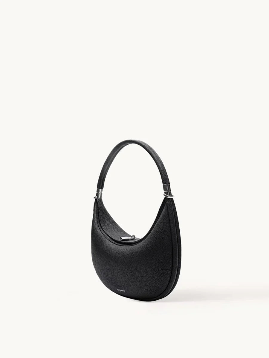 Luna Bag (Silver-tone hardware) - Onyx
