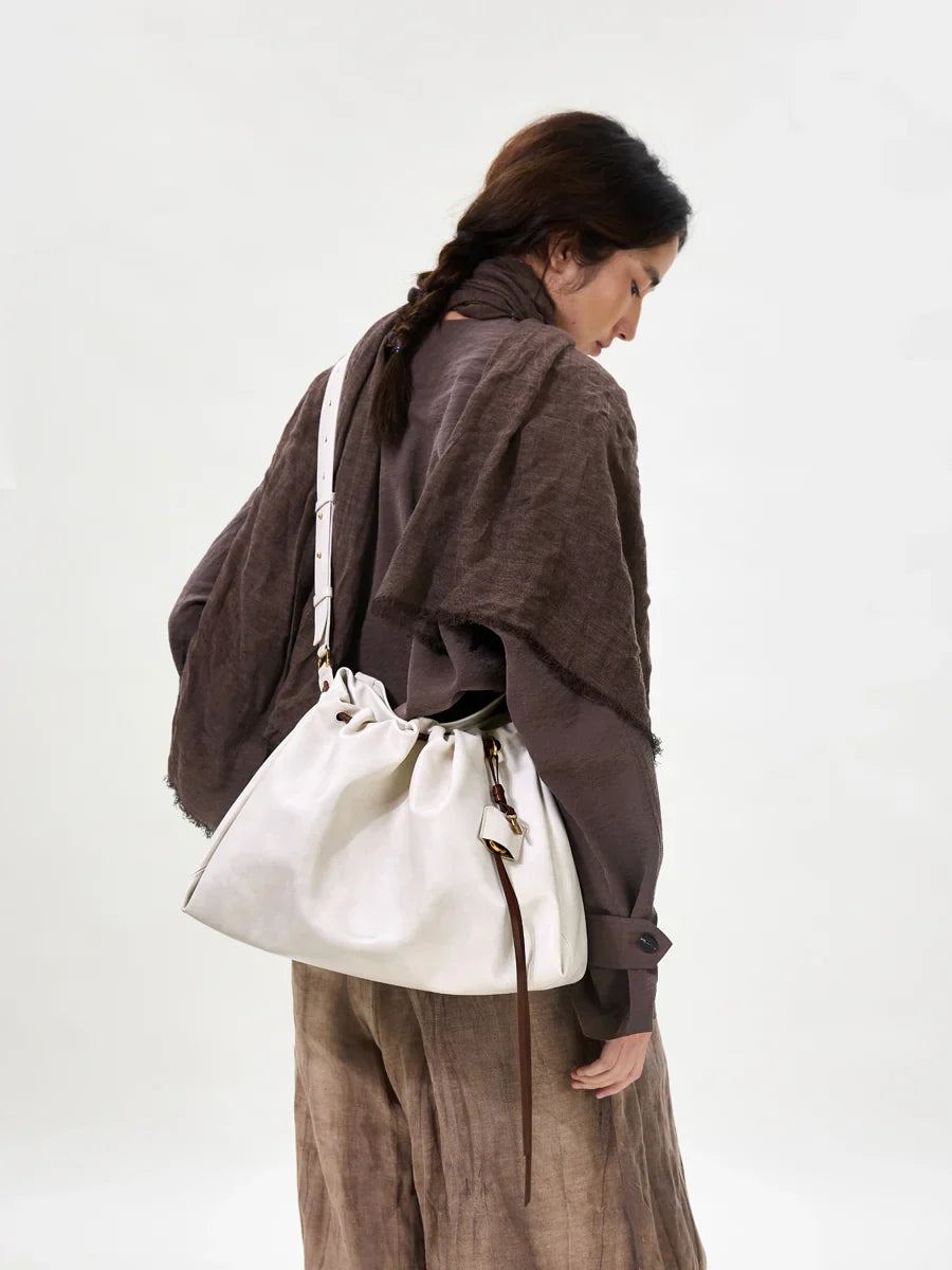 Medium Gather Bag Set - Cloud (Contrast Tone)