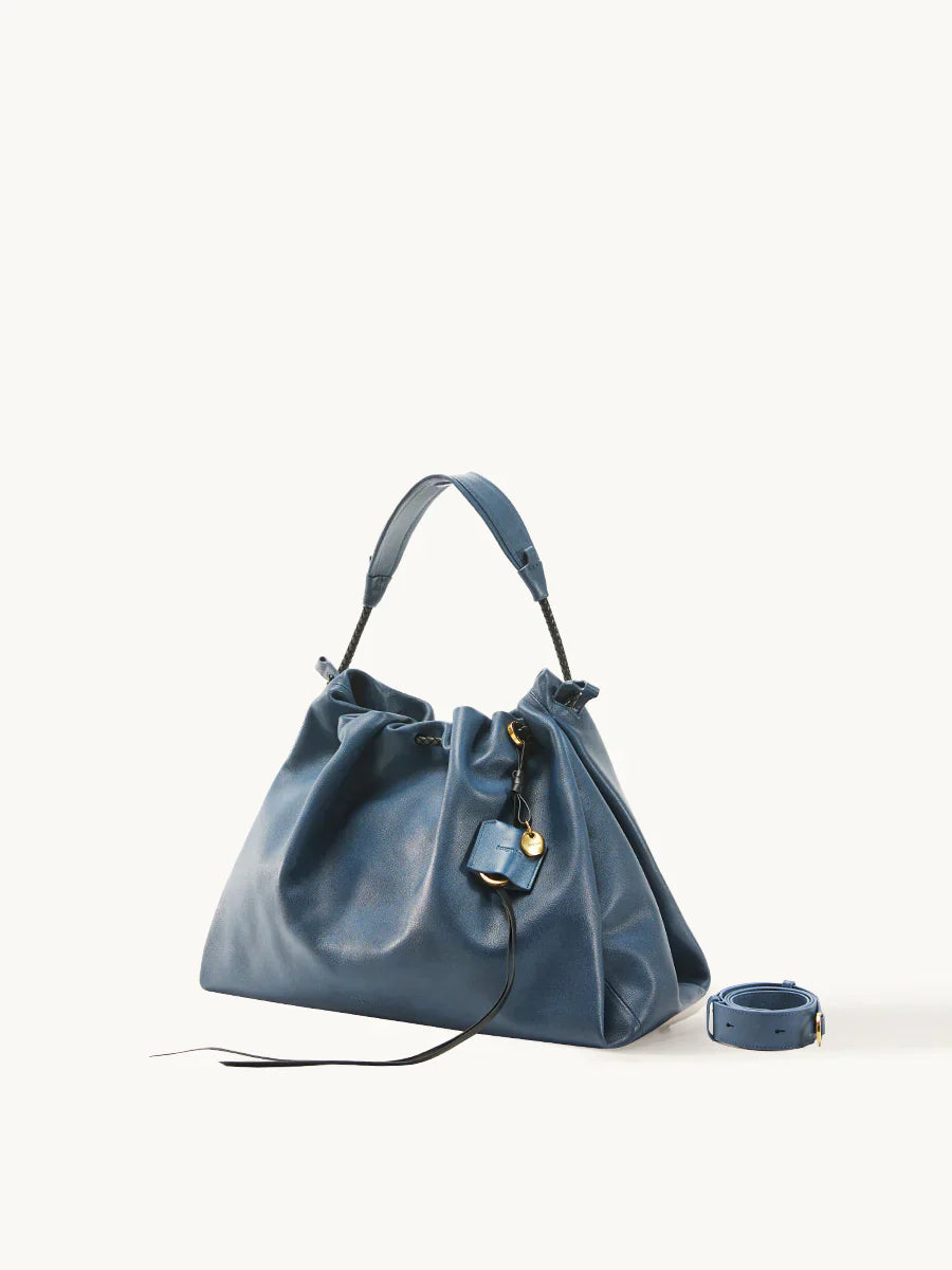 Medium Gather Bag Set - Navy (Contrast Tone)