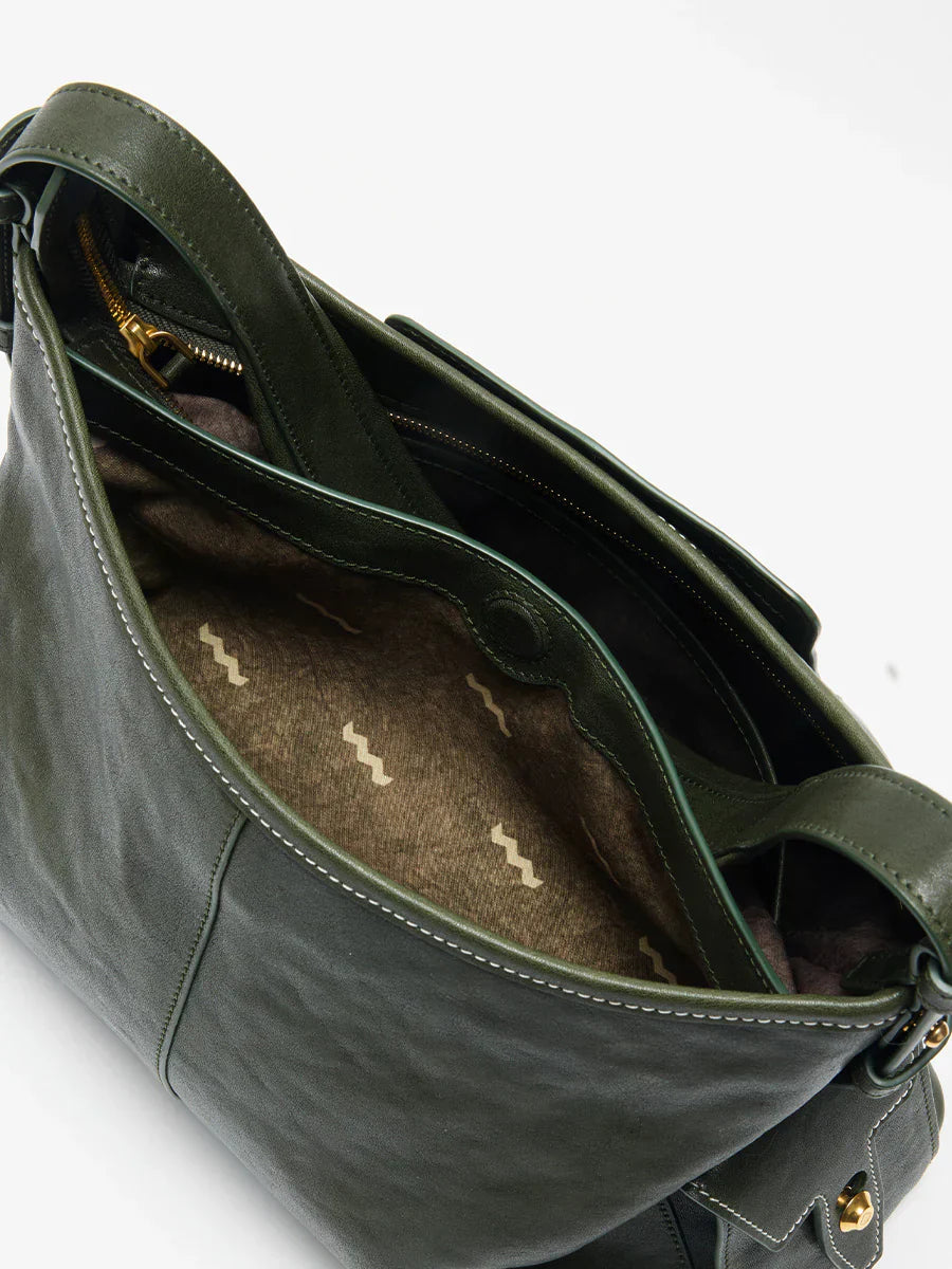 Medium Yore Hobo Bag - Forest