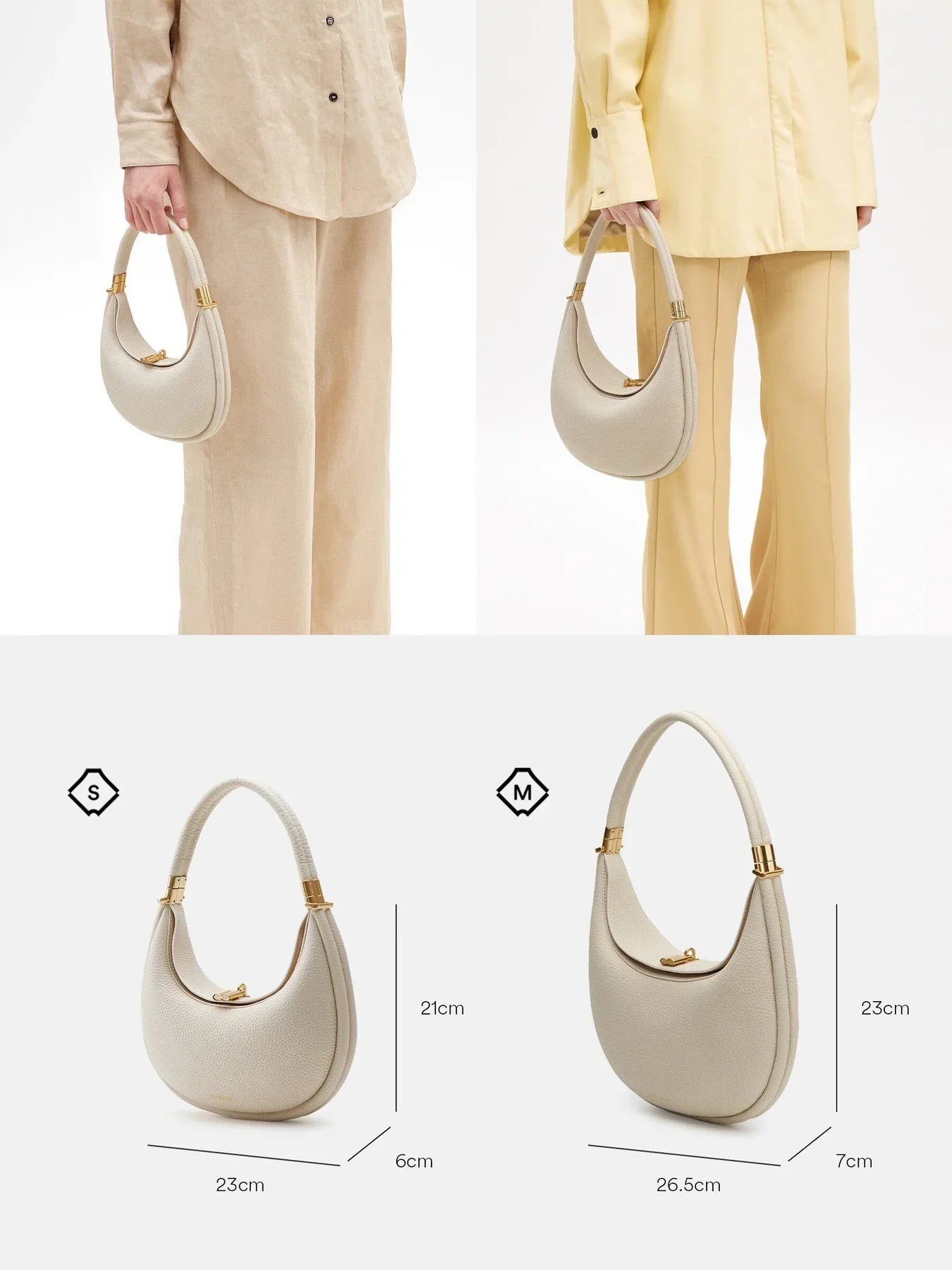 Small Luna Bag - Ivory