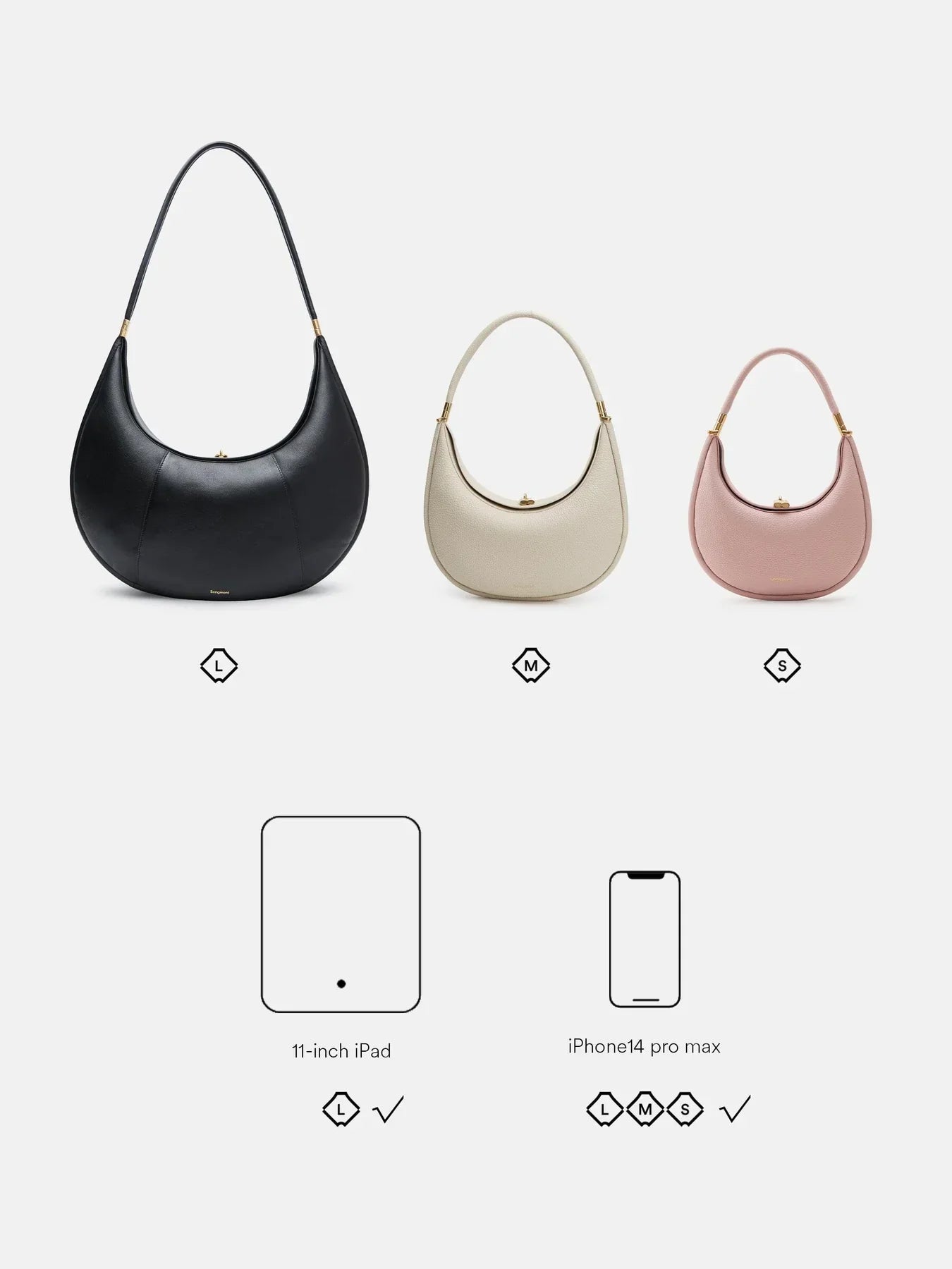 Small Luna Bag - Ivory