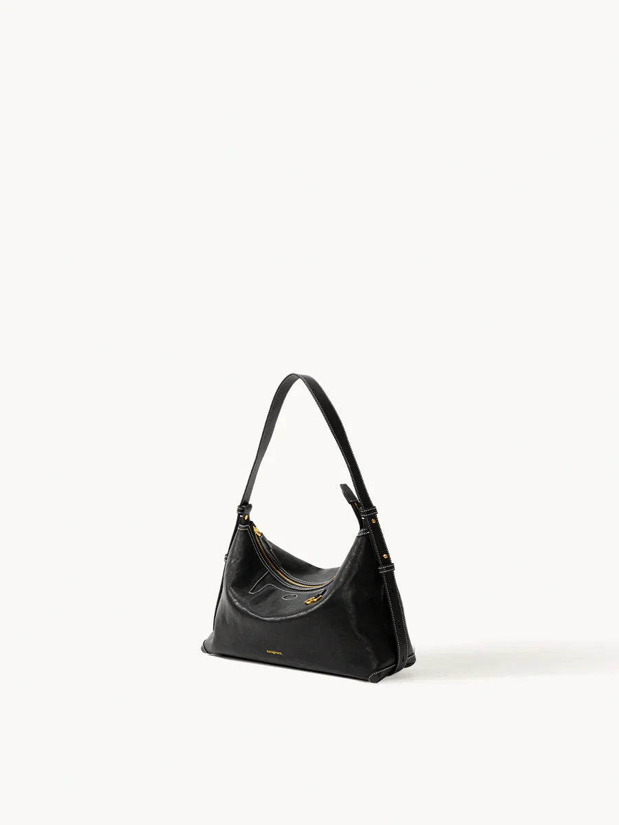 Small Yore Hobo Bag (Minimal Version) - Onyx