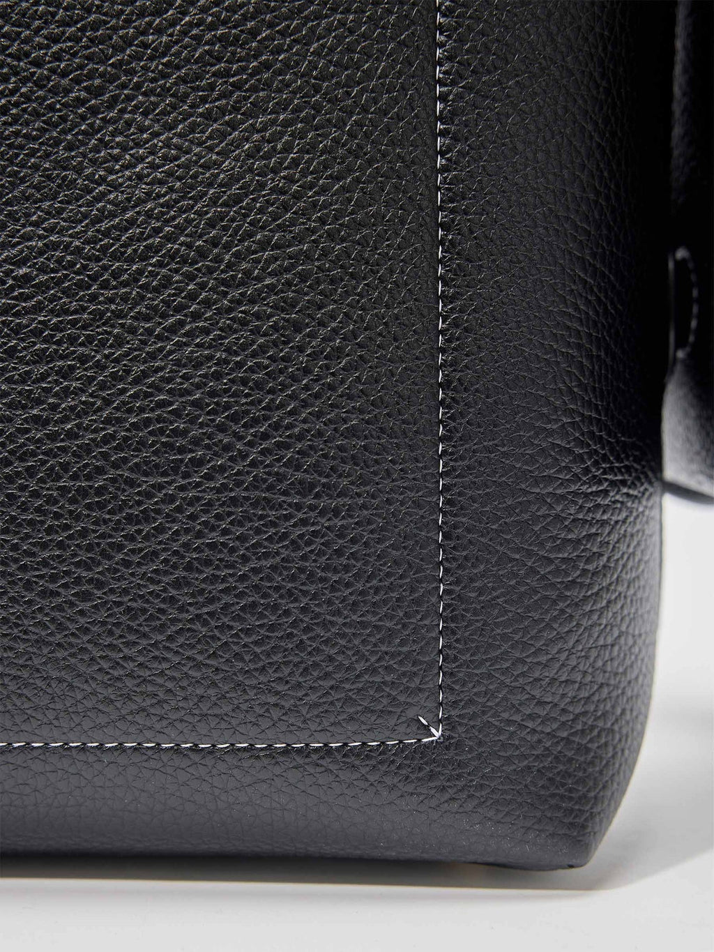 Medium Drippy Tote Bag (vegan leather) - Eco Onyx